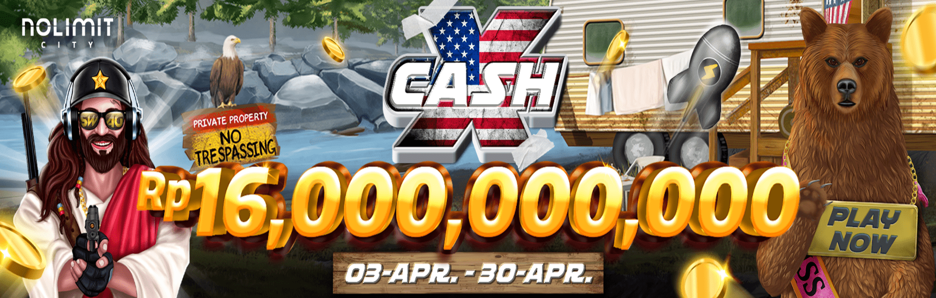 NOLIMITCITY CASH X APRIL